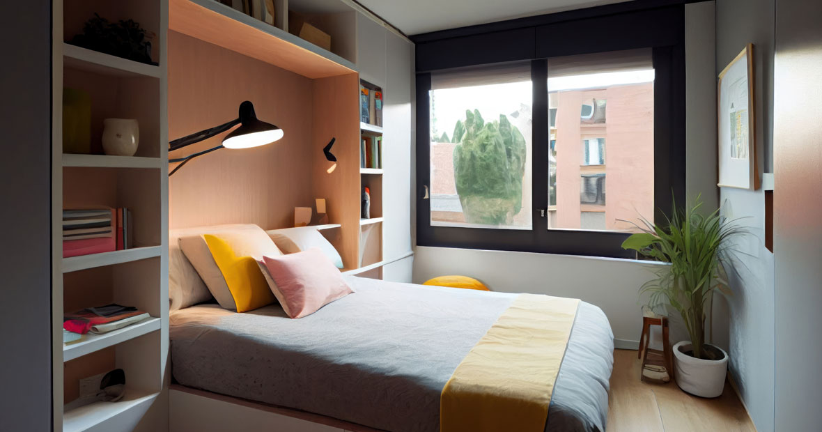 chambre en résidence étudiante